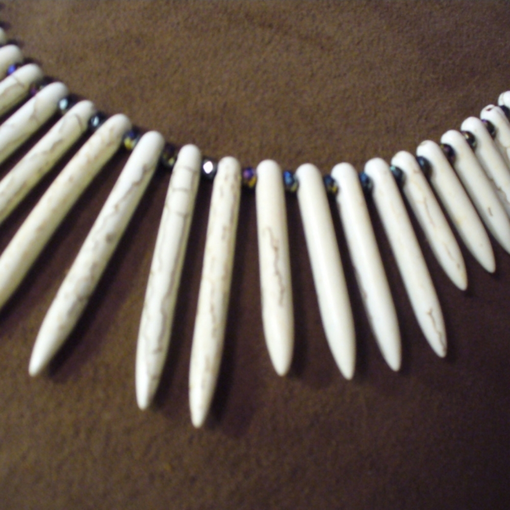 Handmade Howlite Necklace